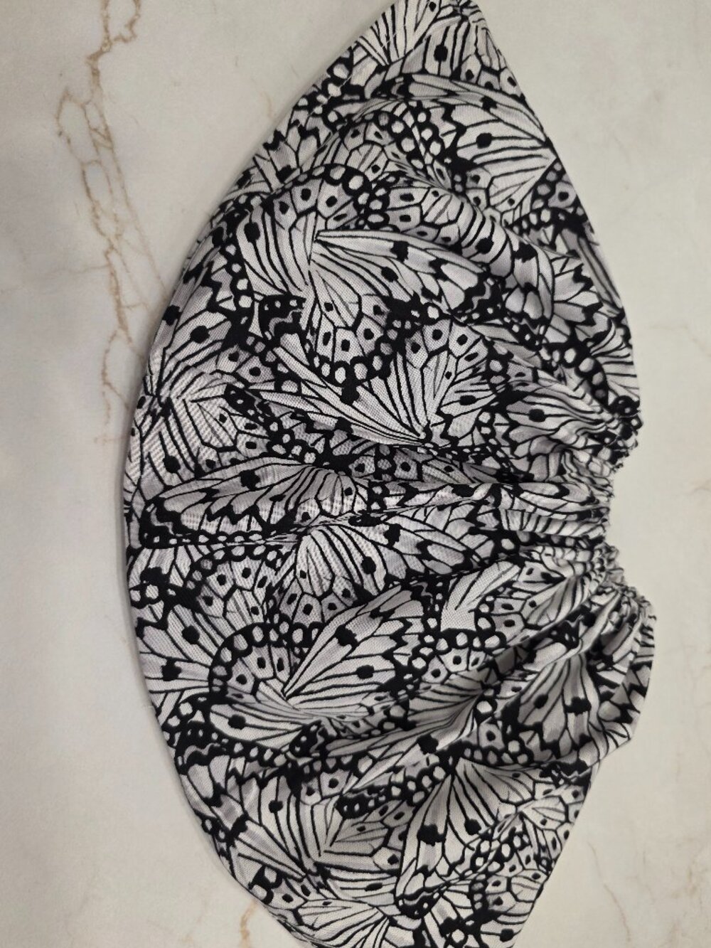 19" Handmade Black and White Butterfly dress